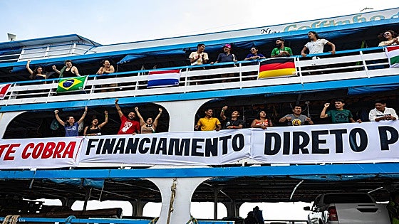 Más de 200 jóvenes recorren el Amazonas rumbo a la Cumbre del Clima
