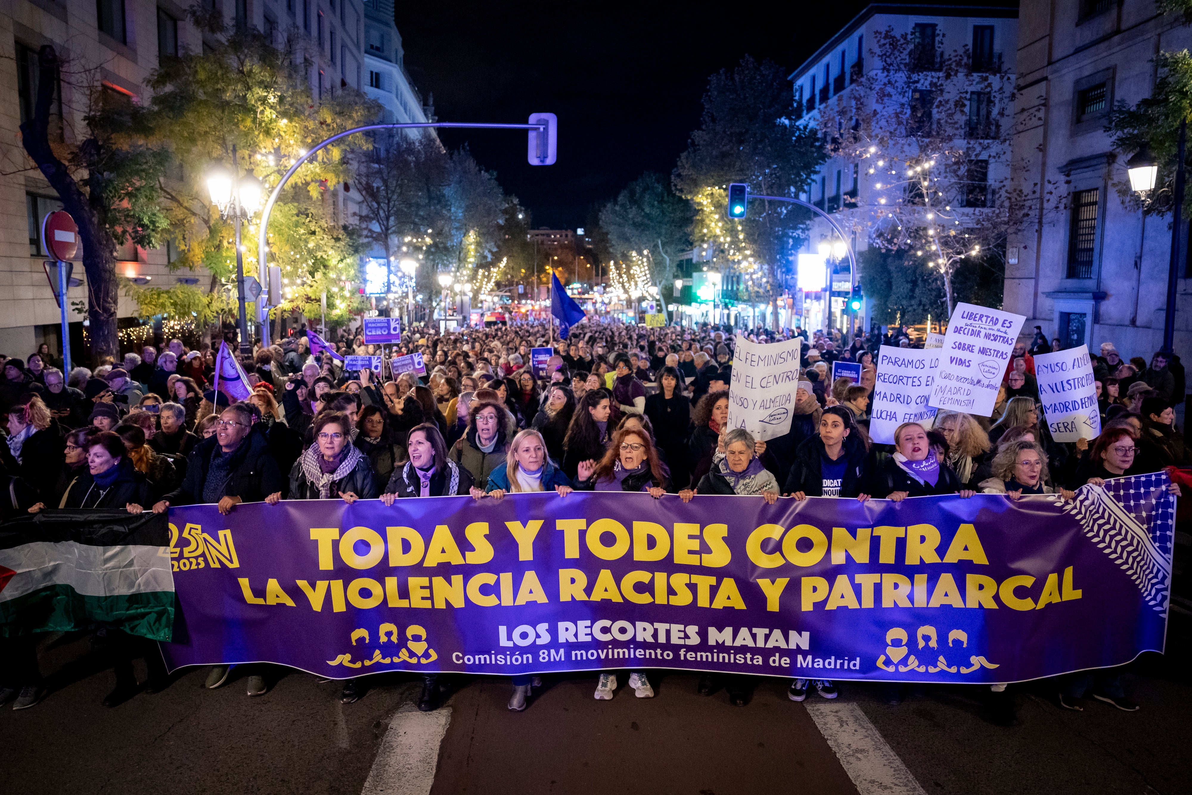 La marcha del 25N por toda España, en imágenes