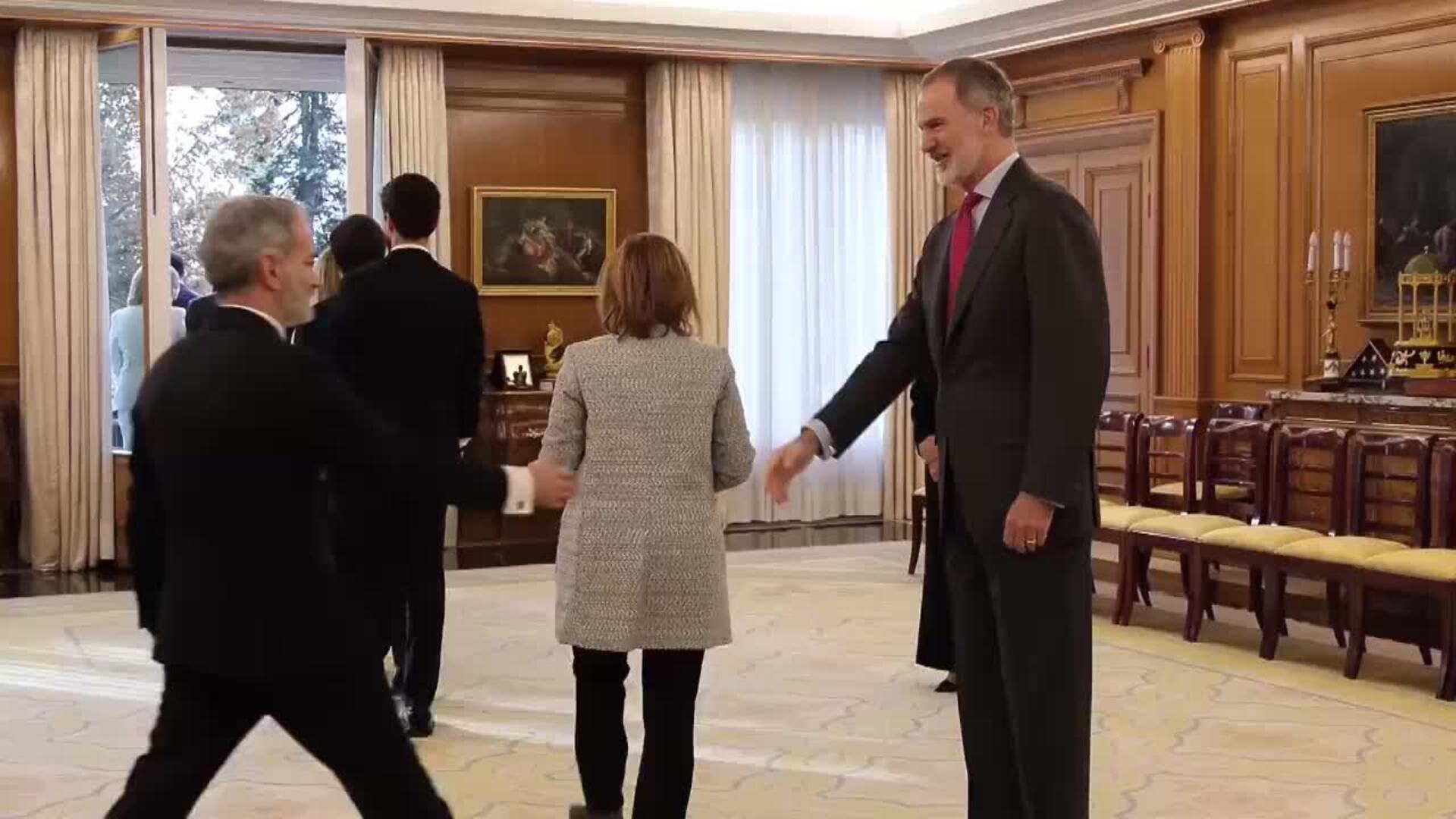 El rey recibe en audiencia a una representación del Patronato de la Universidad Camilo José Cela