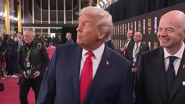 Trump a su llegada al sorteo del Mundial de Fútbol: "Estamos preparados"