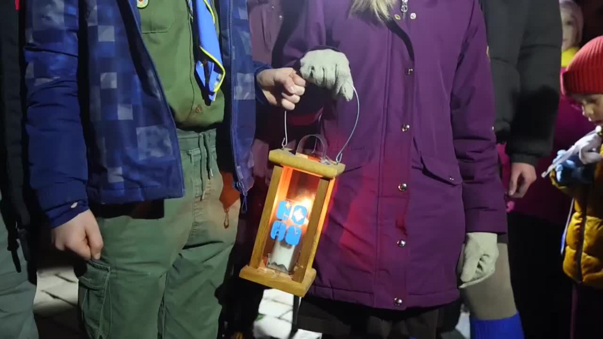 &#039;La luz de Belén&#039; empieza su recorrido ucraniano en Kiev