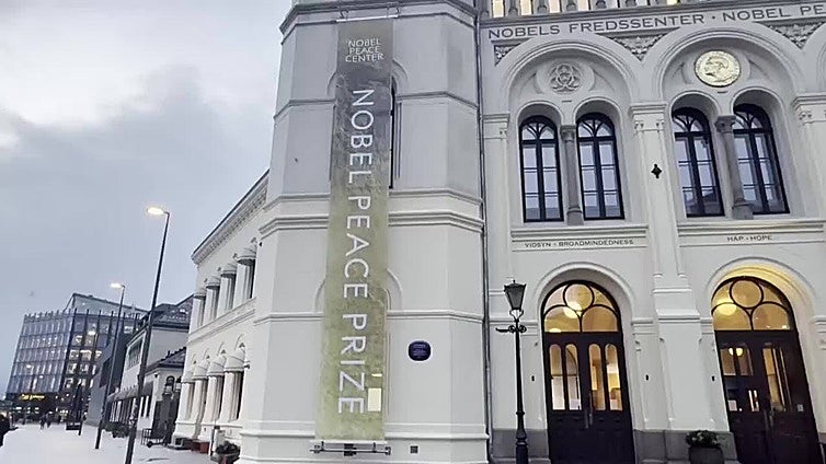 Todo listo en Oslo para la entrega del Nobel de la Paz el miércoles