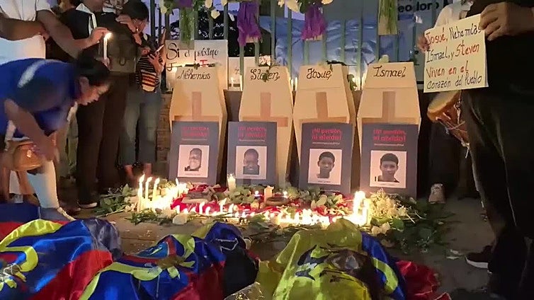 Ecuador sale a las calles a un año de la desaparición de 4 menores: "No los olvidamos" (V)