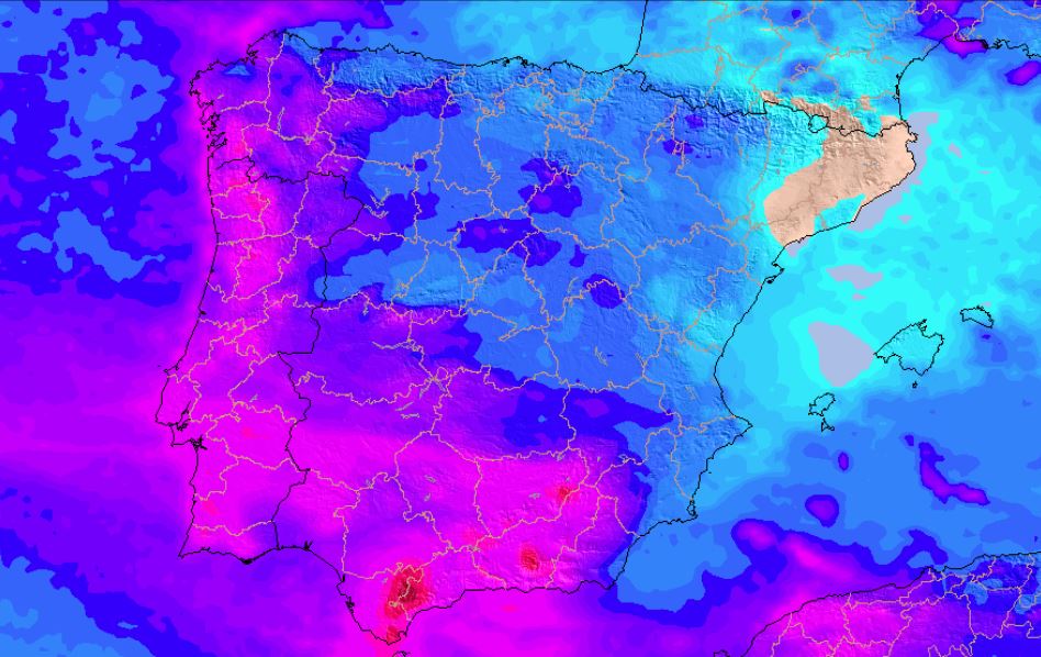 La Aemet lanza avisos rojos en estas zonas de España por la borrasca Leonardo: fuertes lluvias y viento en las próximas horas