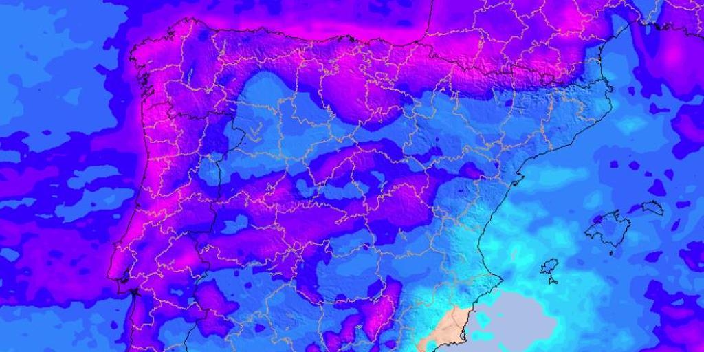 La Aemet pone fecha al fin de las fuertes lluvias en España tras la borrasca Oriana: estas son las zonas más afectadas