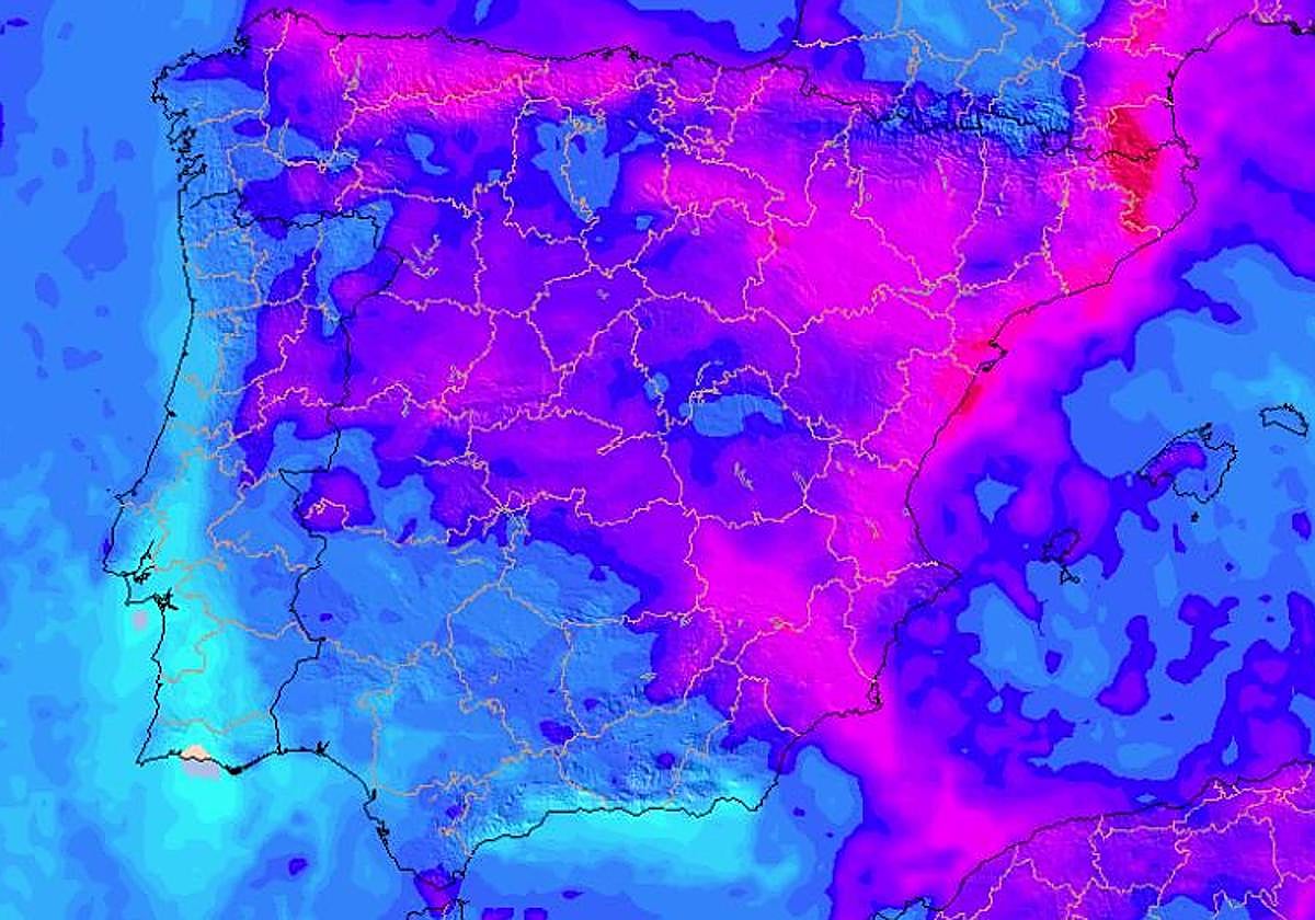 La Aemet avisa de lluvias fuertes y nieve en España por la llegada de una dana: estas son las zonas afectadas