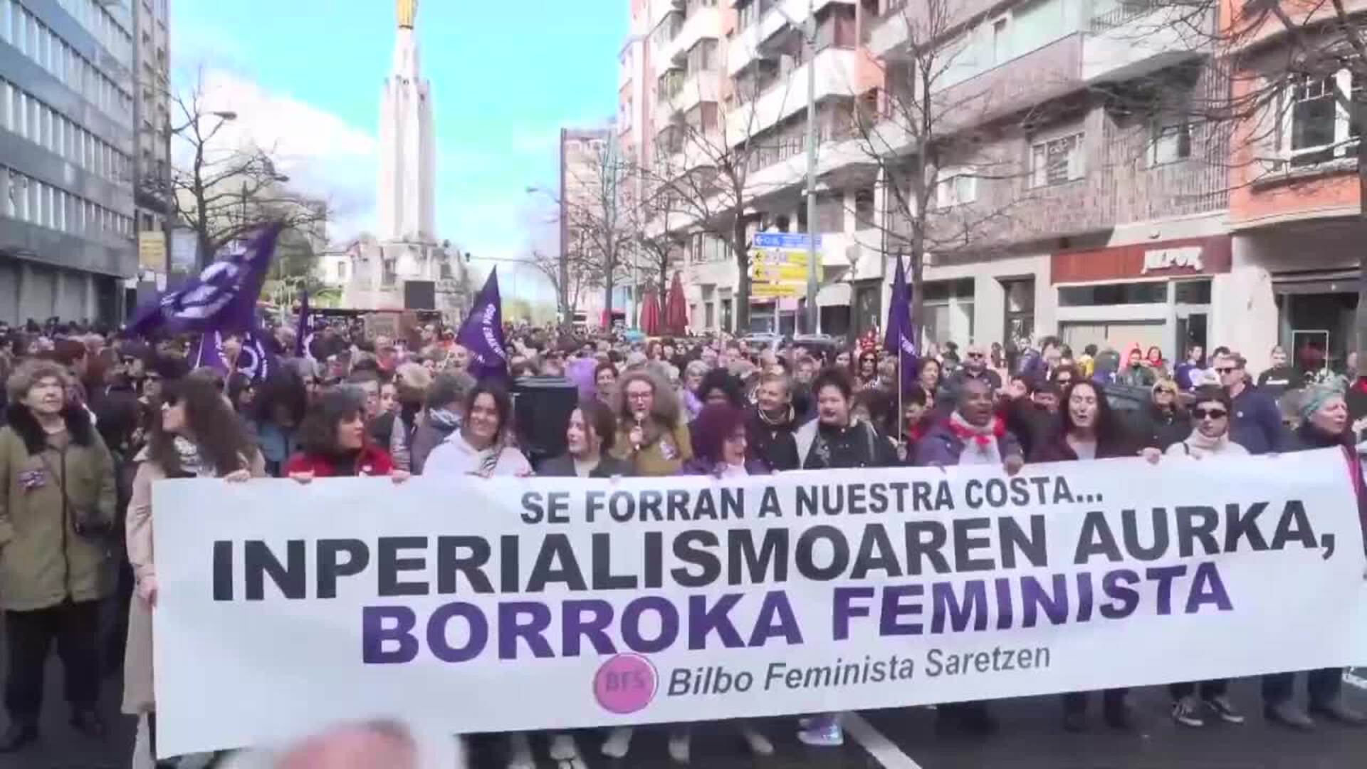Miles de personas toman las calles en Euskadi por la igualdad y contra ...