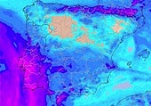 La Aemet avisa a España de la llegada de fuertes lluvias, nieve y viento: zonas más afectadas por la borrasca Therese