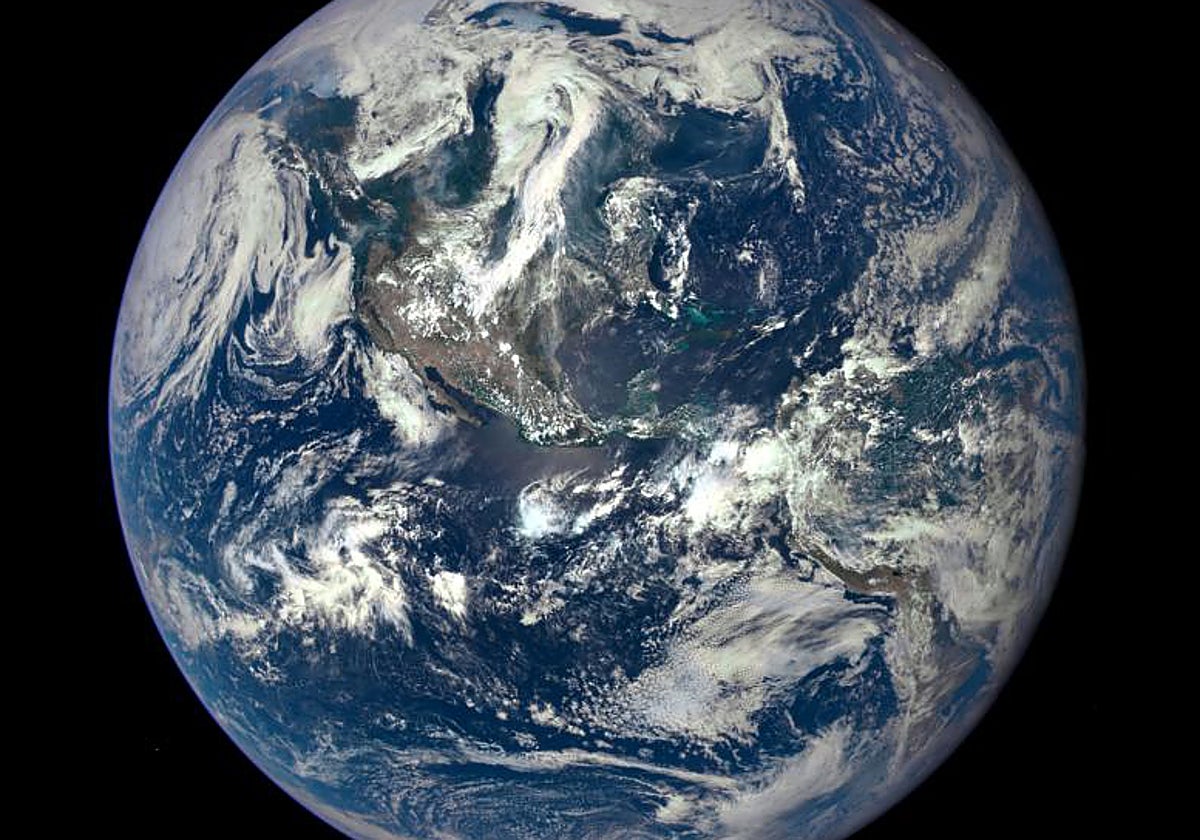 La Tierra, vista desde el espacio