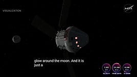 Astronautas de Artemis vieron destellos, polvo lunar y nuevos colores al pasar por la Luna