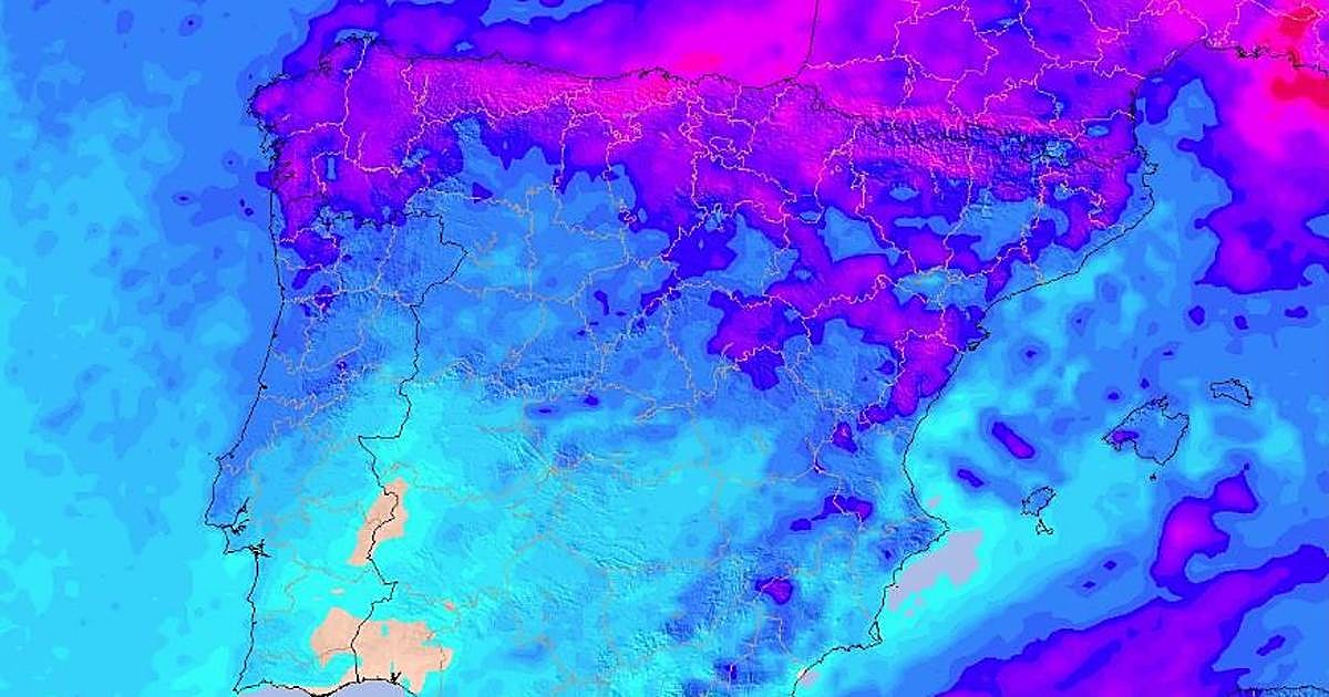 La Aemet avisa de la llegada de lluvias, granizo y nevadas a España en las próximas horas: estas son las zonas afectadas