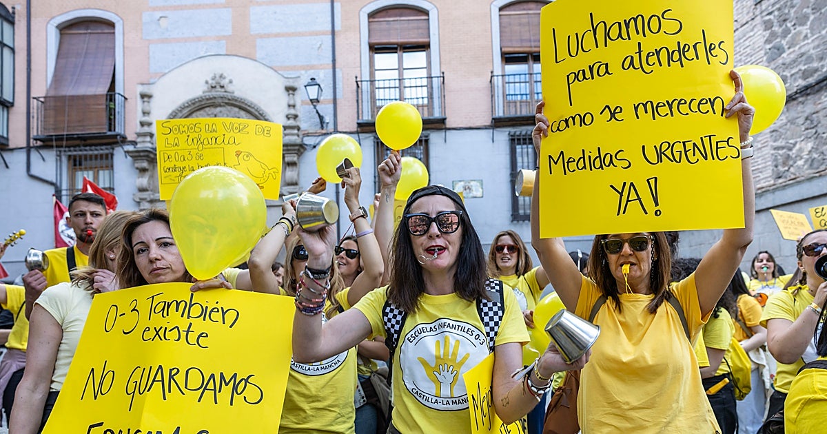 Las educadoras infantiles paran en toda España: «Seguiremos hasta que nos escuchen»
