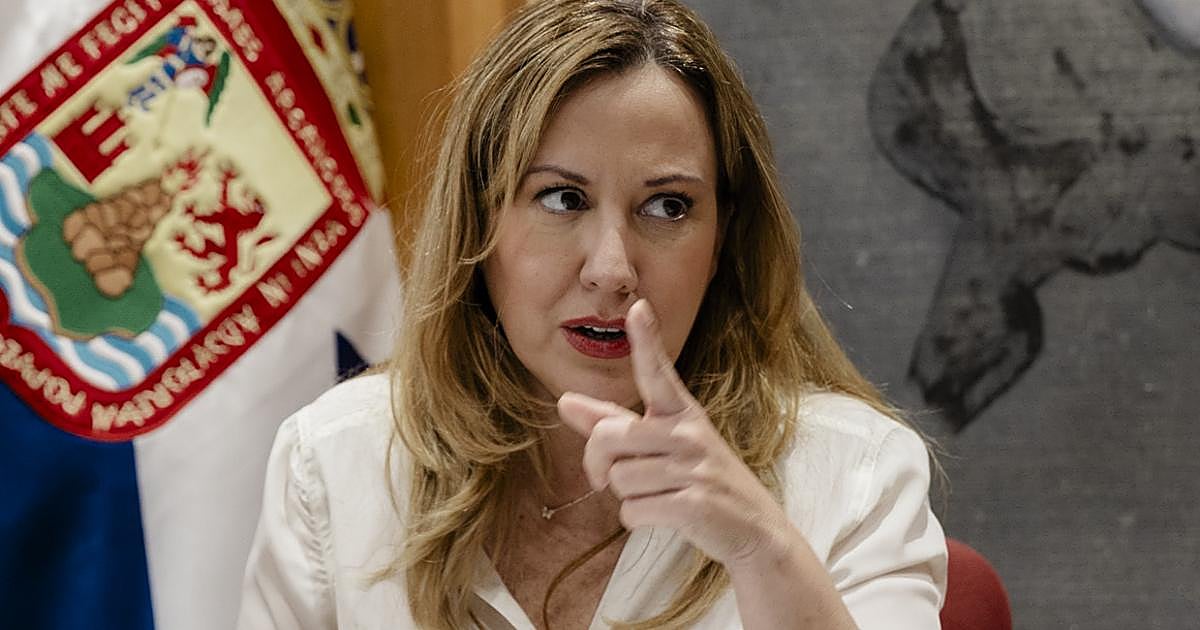 Rosa Dávila, presidenta del Cabildo de Tenerife: «Con Cataluña o País Vasco no habrían actuado igual. Venían a hacerse la foto»