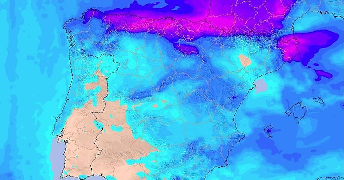 La Aemet avisa de fuertes lluvias y nieve en España por la llegada de un frente frío: estas son las zonas afectadas