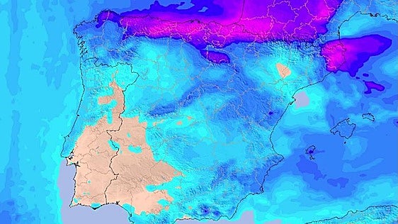 La Aemet avisa de fuertes lluvias y nieve en España por la llegada de un frente frío: estas son las zonas afectadas