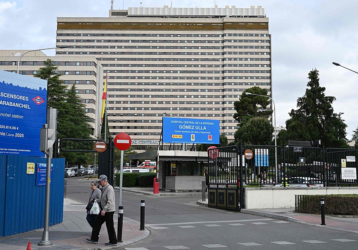 Exterior del Hospital Central de La Defensa Gómez Ulla de Madrid
