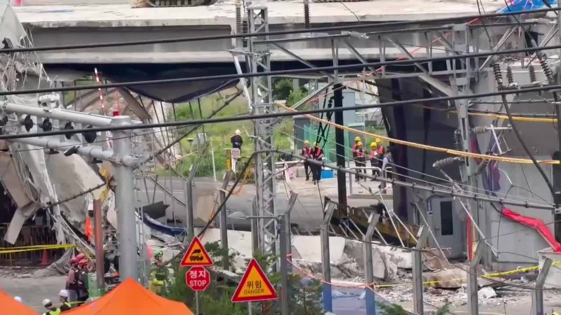 Al menos tres muertos y tres heridos tras derrumbe de un paso elevado ...