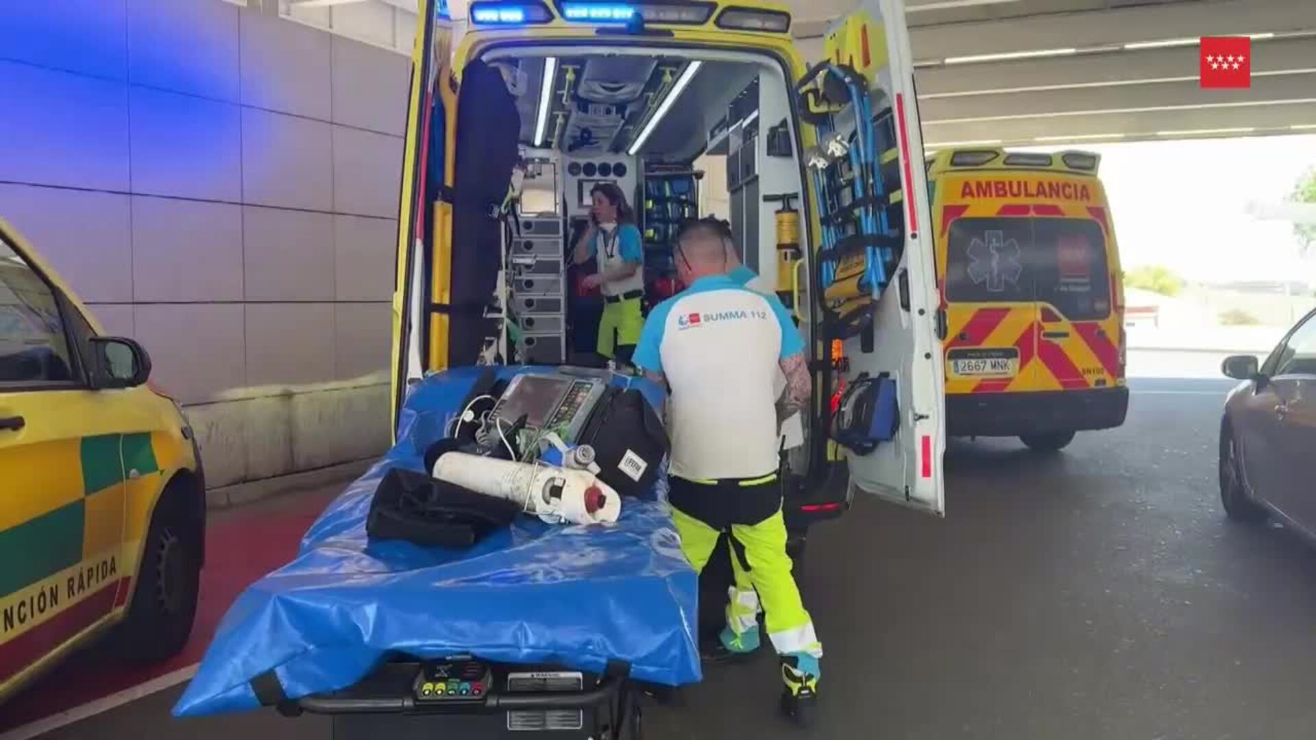 En estado crítico un trabajador de 46 años al caer desde un tejado en Majadahonda