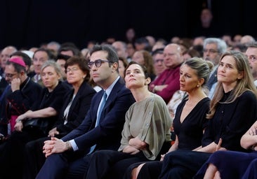 Algunos de los dirigentes políticos y rostros que pasaron por el encuentro con León XIV