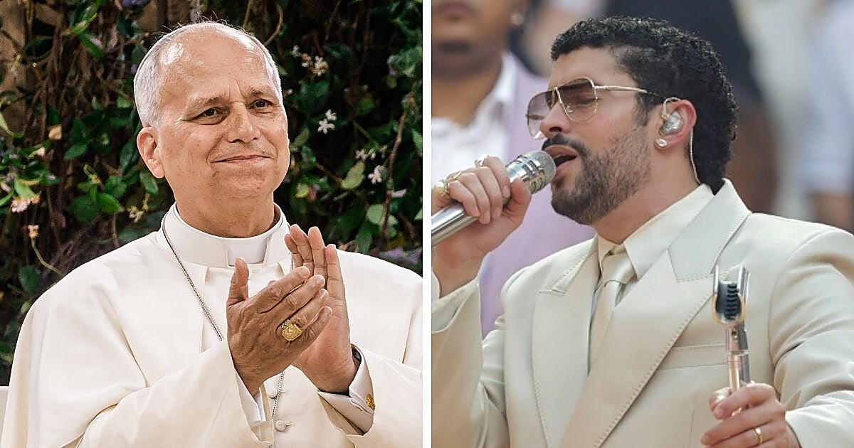 El Papa León XIV se reunió con Bad Bunny en el Bernabéu
