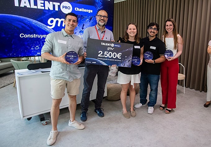 El equipo ganador del TalentPro Challenge de GMV Construyendo el espacio del futuro