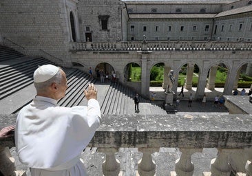 El Papa visita en privado Montecassino para pedir el fin de las guerras