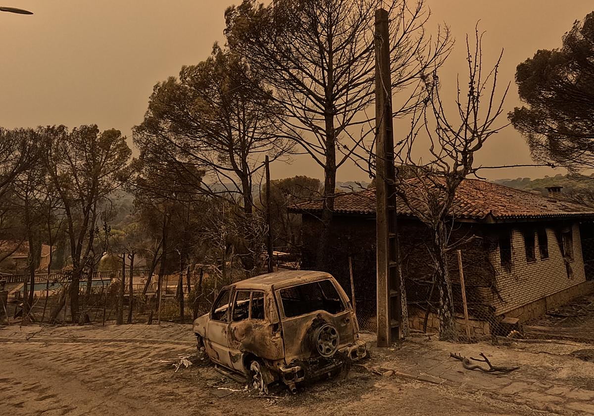 El apocalipsis de fuego a 50 minutos de Madrid