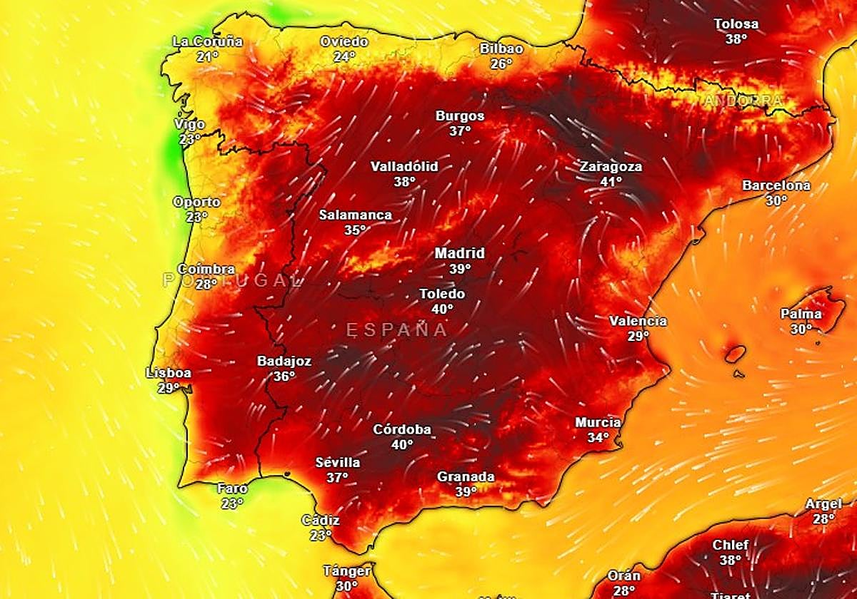 La Aemet da el día y el lugar donde llegará lo peor de la ola de calor en España