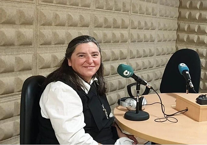 Marimí, la fundadora de las HAM en una entrevista realizada en la COPE.