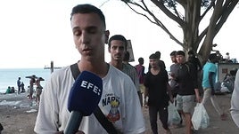 Los migrantes de El Trampolín de Ceuta, venir a Ceuta “a cambiar de vida”