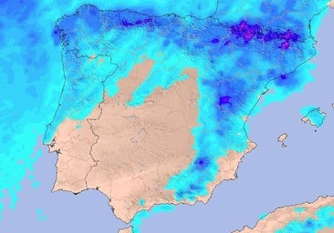 La Aemet pone en aviso a España por fuertes lluvias y granizo en las próximas horas