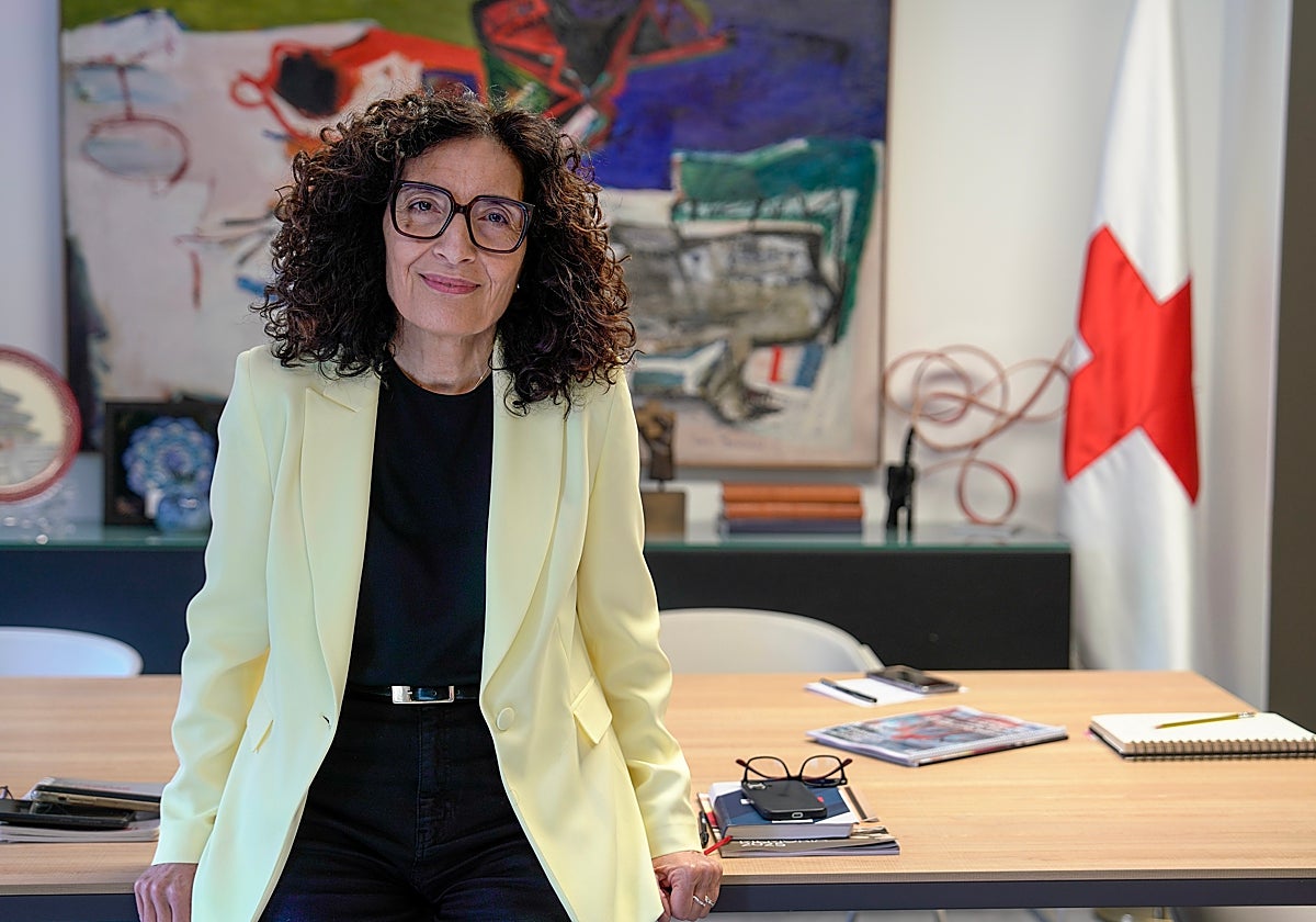 María del Mar Pageo, presidenta de Cruz Roja: «La desinformación persigue mermar la confianza en la ayuda humanitaria»