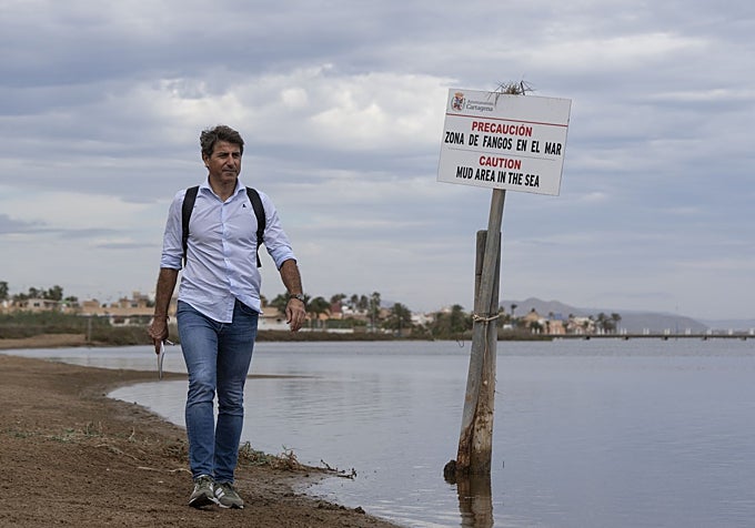 Ruiz, en el Mar Menor