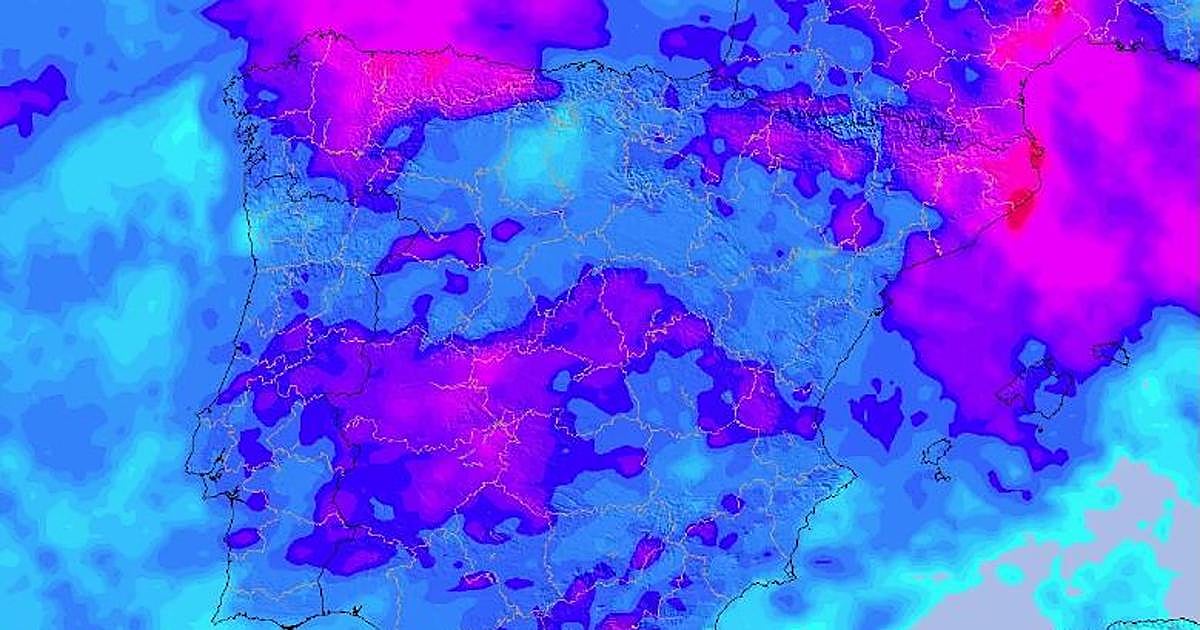 La Aemet avisa a España de fuertes lluvias, tormentas y granizo por la llegada de una dana: estas son las zonas afectadas