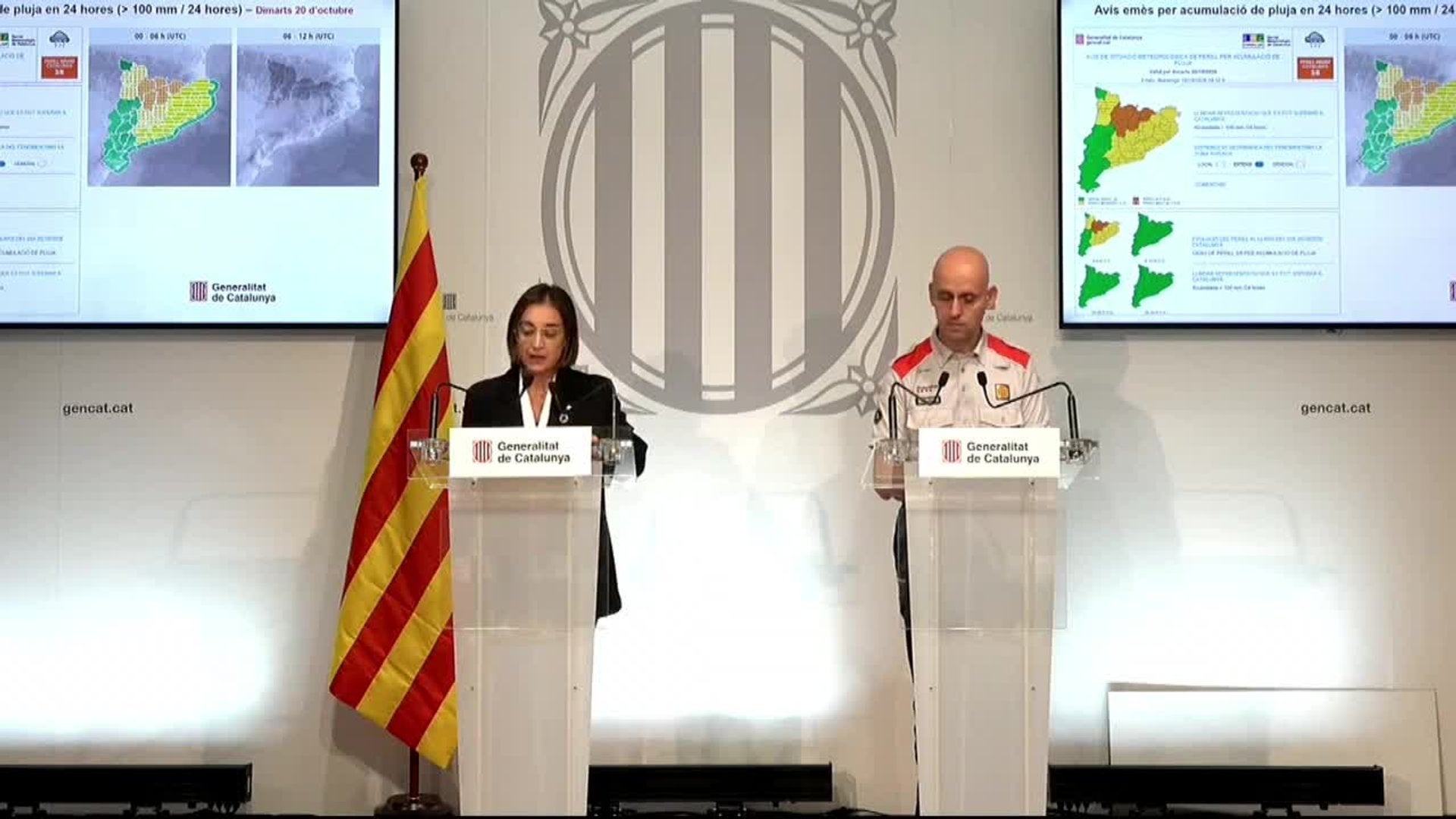 Cataluña se prepara para otra jornada de lluvias fuertes este lunes