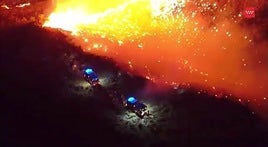 Un incendio obliga a desalojar a 71 vecinos de dos urbanizaciones de Aranjuez