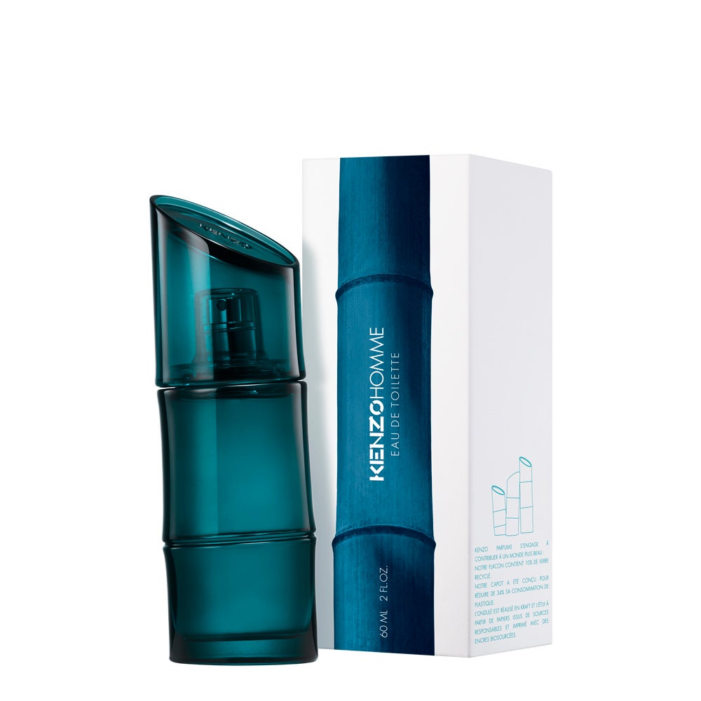 Kenzo Homme (67,50 €, 60 ml). Un marino amaderado firmado por Christian Matthieu, nacido del contraste sutil entre refrescantes notas yodadas y maderas sensuales. El acorde marino tonificante espolvoreado con nuez moscada se expande sobre un corazón de pino y cedro. El fondo es sensual: sándalo y cista labdanum. Elaborado en torno al agua y el bambú azul, se inspira en el mundo entero y acerca los horizontes lejanos. El jugo sigue en la línea eco responsable al no usar alcohol sintético y estar compuesto solamente de alcohol de remolacha, agua y concentrado de perfume.