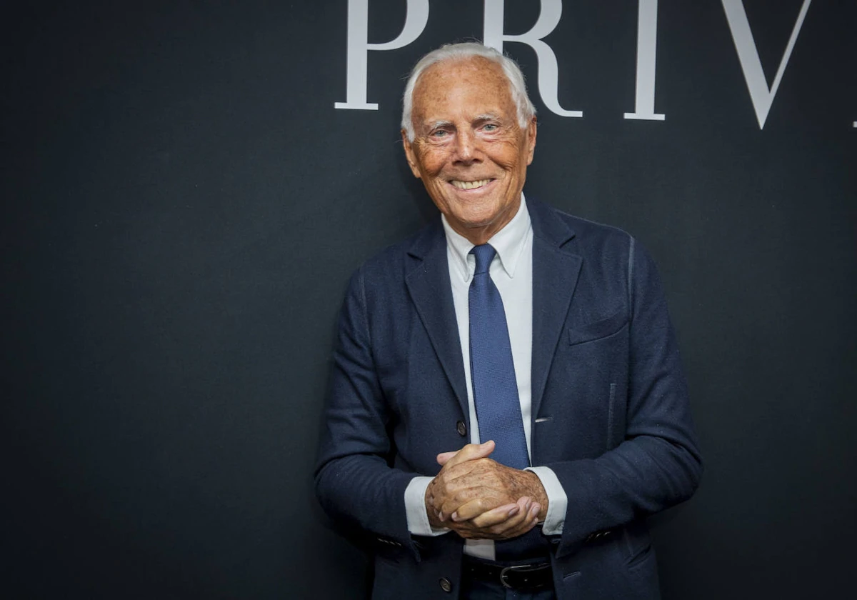 Giorgio Armani inaugura su tienda en el centro del lujo de Madrid