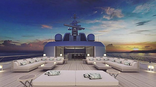 Elengancia y sofisticación en el futuro yate de Giorgio Armani.