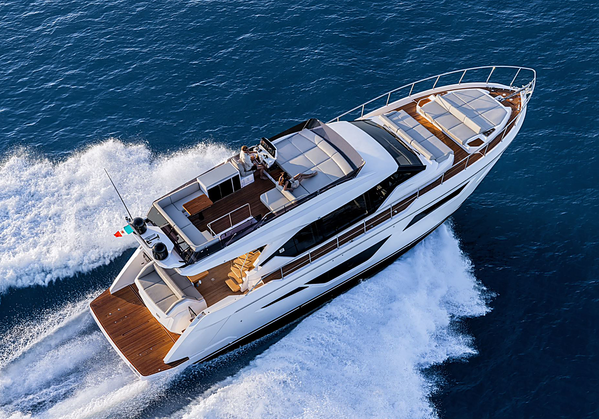Todo lo que hay que saber de la nueva embarcación de lujo de Ferretti Yachts, el 580