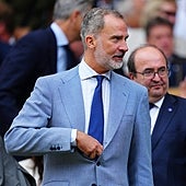 El impecable estilo de Felipe VI llama la atención en Wimbledon