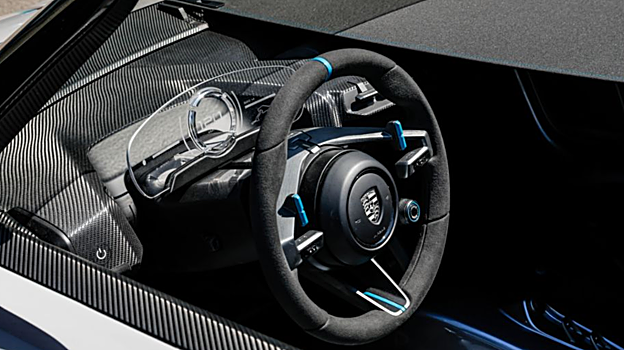 Imagen del interior del Porsche Vision 357 Speedster