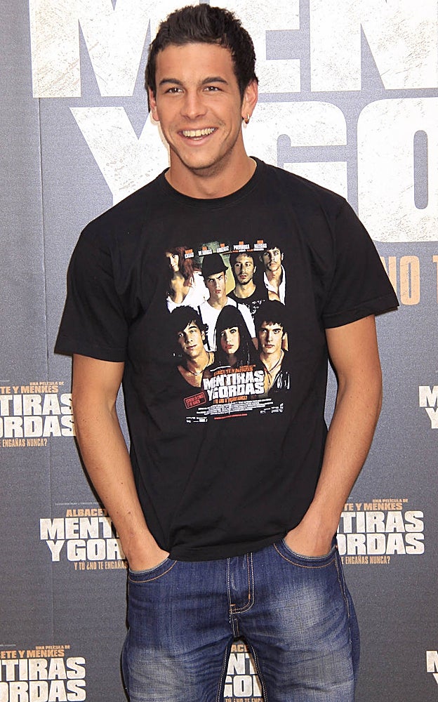 Mario Casas en la presentación de 'Mentiras y gordas'.