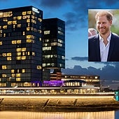 El exclusivo hotel de 2.300 euros la noche en el que se han alojado Meghan y Harry en Alemania