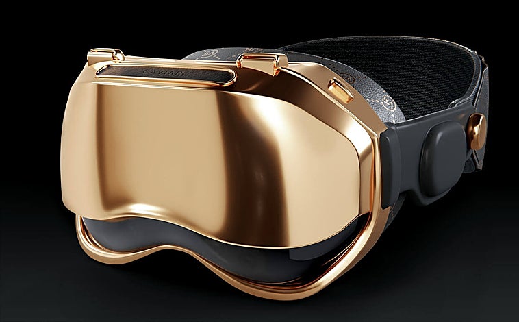 Imagen principal - Las Apple Vision Pro edición CVR. 