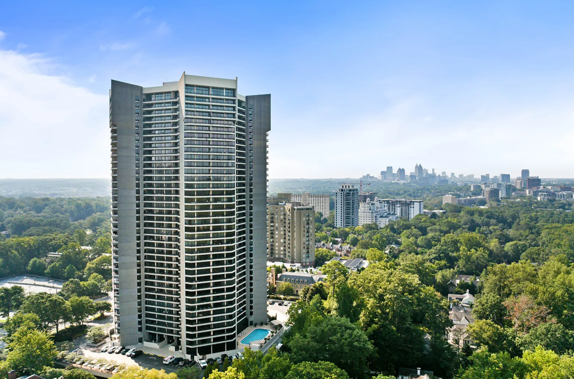 El apartamento de Elton John está situado en la torre Park Place, en Buckhead (Atlanta)