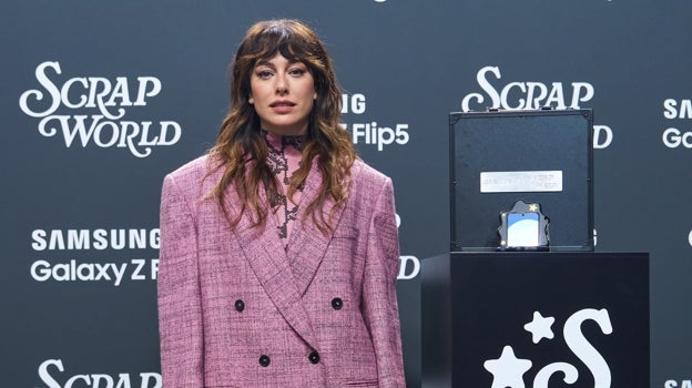 La actriz Blanca Suárez durante la presentación del exclusivo drop