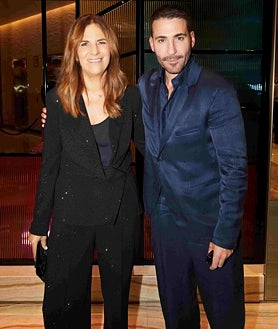 Imagen secundaria 2 - Roberta Armani en Madrid con Feliciano López y Sandra Gago, Lucía y Cayetano Rivera y Miguel Ángel Silvestre.