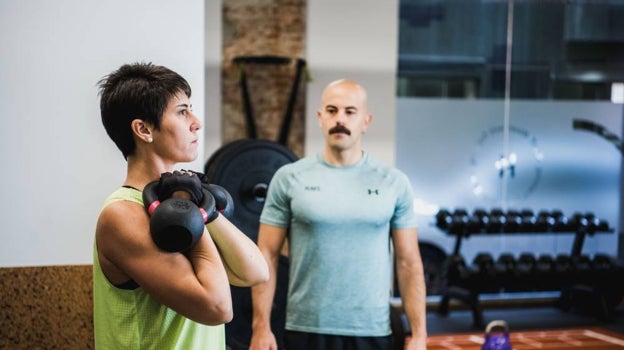 Entrenamiento con kettle bells