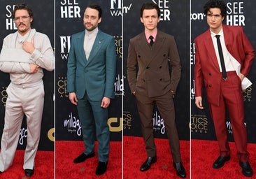 Critics Choice Awards 2024: los hombres ponen la nota de color